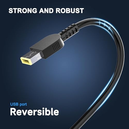 Image of 135W USB Slim Tip for Lenovo IdeaPad Y700 (80NW, 80NY); Z710 (20250 80AK); G700 (20251); G710 (20252); 700-15 (80RU); T440p; T460p; T540p; Yoga 720-15IKB Legion Y520-15IKBN (LE 135W / USB)