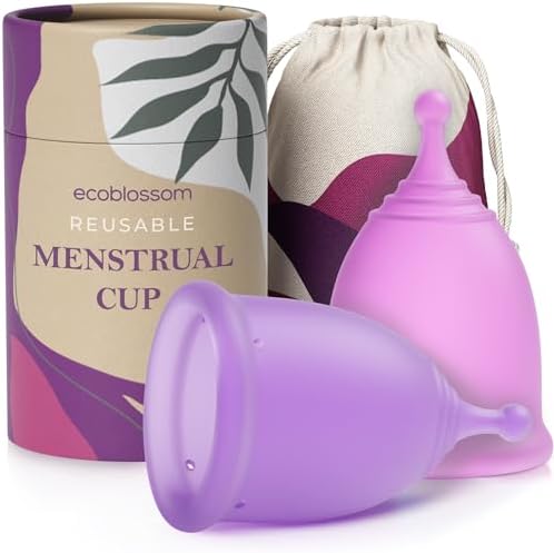 Ecoblossom Menstrual Cups, Period Cup for Women, Menstrual Disc A...
