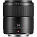 Panasonic LUMIX G MACRO LENS, 30MM, F2.8 ASPH, MIRRORLESS MICRO FOUR THIRDS, MEGA OPTICAL I.S, H-HS030 (USA BLACK)