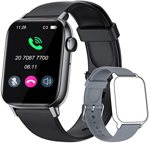 GT HITGX 1.72" HD Smart Watch with Ai Voice Control Activity trackers smartwatches 100+ Sports Modes Smart Watches for Men Women Fitness Watch iOS Android (Answer/Calls)