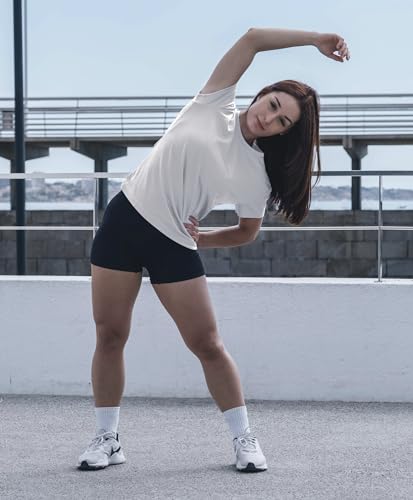 Asioka 356/16 Camiseta Técnica de Manga Corta, Mujer, Blanco, S