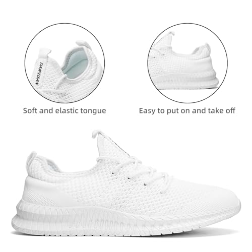 Image of Running Shoes for Women Slip On Tennis Walking Sneakers Sport Fashion Casual Workout Gym Athletic Hiking Nurse Non Slip Lightweight Breathable Trainers