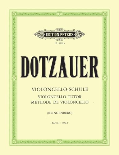  Violoncello-Schule - Band 1: Erste und halbe Lage [Lingua inglese]