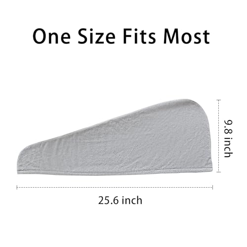 Aglifefy 2 Pack Microfiber Hair Towel Wrap For Women Super Absorbent Quick Dry Hair Turban For Drying Curly thumb #5