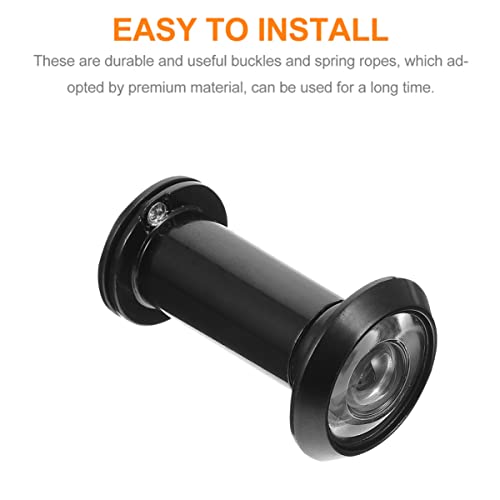 Peephole de porte grand angle 220 degrés avec cache intimité - 6