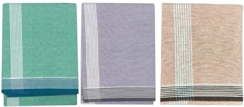 Image of Men's Cotton Lungi | Traditional Indian Wear | Soft & Breathable Checked Lungis for Daily Comfort, Home Wear & Casual Use | Free Size Wrap
