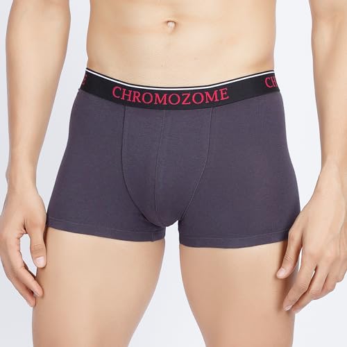 Image of Chromozome Mens Cotton-Stretch Trunks (Pack of 2)