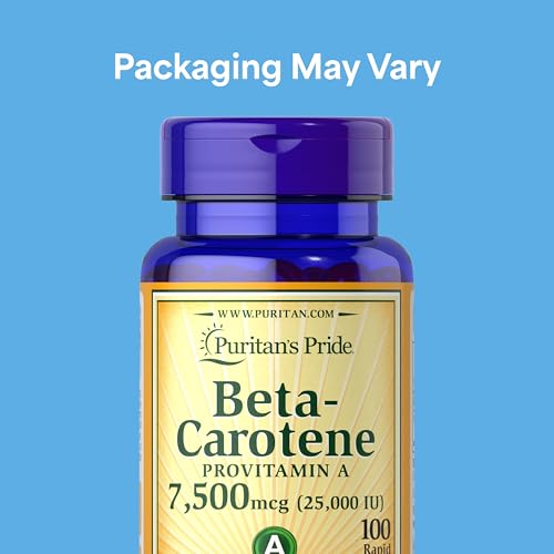 Puritan's Pride Beta Carotene Softgels