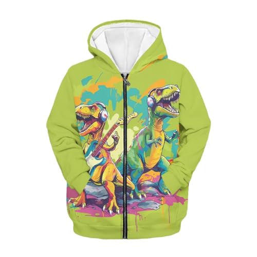 Kids Zip Up Hoodies for Girls Boys Lightweight Sweatshirt Hooded Pullover with Pockets Long Sleeve Jacket Outwear