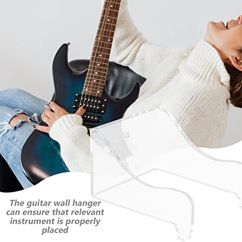 ERINGOGO Guitare Support Mural Guitare Support Mural Support Transparent Acrylique Support Mural Rack pour Guitare… - Les Beatles, Paul McCartney, John Lennon, RIngo Starr, George Harrison ERINGOGO Guitare Support Mural Guitare Support Mural Support Transparent Acrylique Support Mural Rack pour Guitare… – Image 3