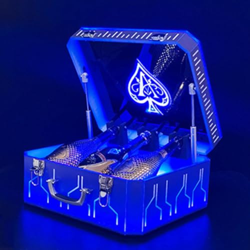 Soporte LED para 3 Botellas de Vino 42x37x21 cm miniatura 1