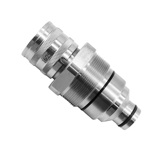 Image of Female Flat Face Quick Coupler V1311-77150 Compatible with Kubota SSV65 SVL75-2 SVL95-2S