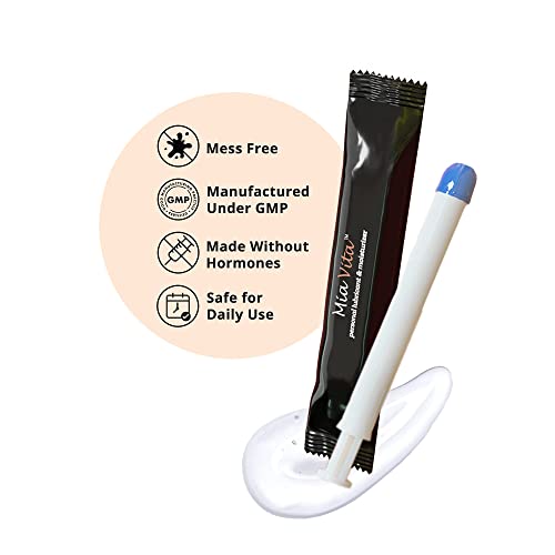 Femmepharma Mia Vita Bundle Of Vulvar Dryness Gel Tube Moisturizer And Pre Filled Vaginal Dryness Moisturizer Applicators, Menopause Moisturizer For Women Feminine Care (Pack Of 4) #TOP2
