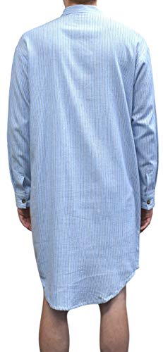 Lee Valley Men's Genuine Irish Cotton Flannel Nightshirt2