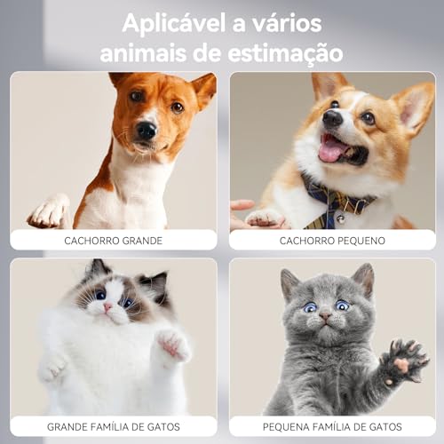 Triturador de unhas para cães, kit de cortadores e aparadores de unhas para cães, triturador de unha