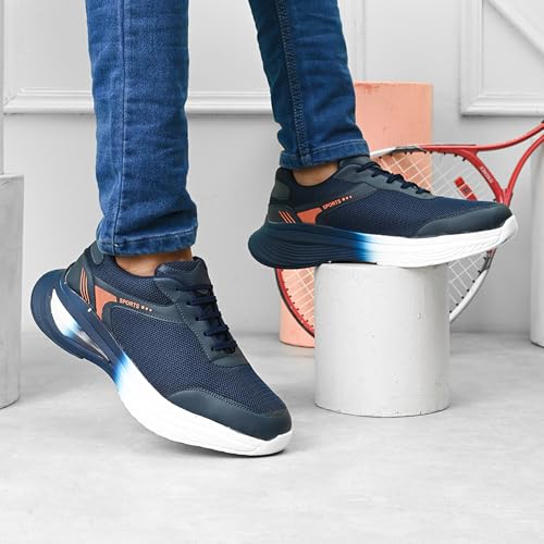 Image of Centrino Men's Running Shoes | Ultra Lightweight & Breathable | Comfortable Walking & Workout Sneakers | Cushioned Casual Sports Shoes (9438)