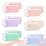 Pynzeka 12pcs Roller Colla 6 m x 6 mm Colla per Topi Roller Nastro per Realizzazione Scrapbooking Diario Album Fotografico