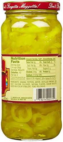 Mezzetta Deli-Sliced Hot Pepper Rings, 16 Oz #TOP1