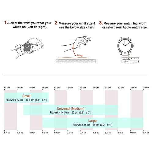 Besttechtool Ergonband (Ergonomic Watchband), Handmade Premium Leather, Luxury Watch Strap For Classic, Sport & Smart Watches-Ergon Band #TOP4