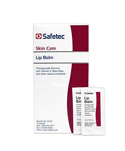 Safetec Lip Balm .5 g. Pouch 144 ct. Box (Pack of 4)