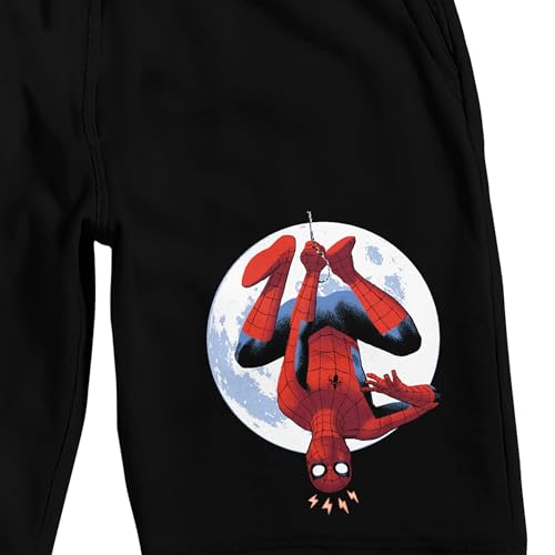 Marvel Universe Spider-Man Men's Black Lounge Shorts2