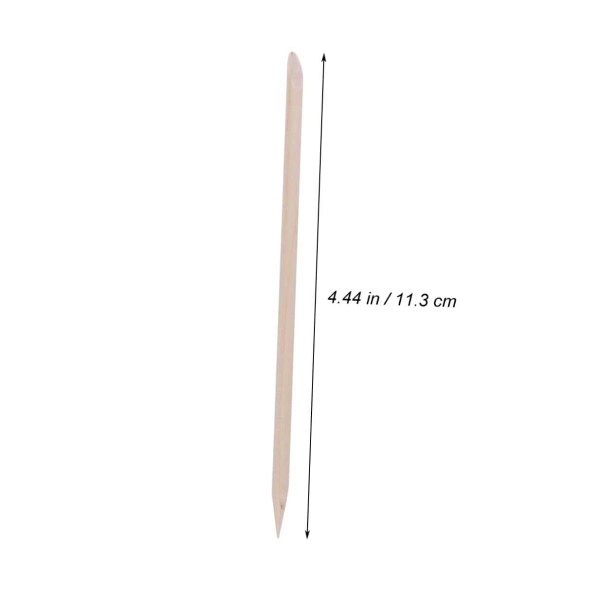 10 Sets Nail Art Sticks 11 3 Cm Nagelhautschieber Flaches Ende Hartholzmaterial 100 Stück * 10