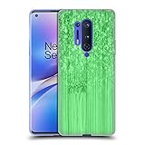 Head Case Designs Officially Licensed PLdesign Green Sparkly Bamboo Soft Gel Case Compatible with OnePlus 8 Pro 5G