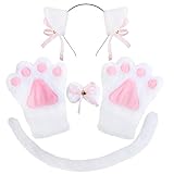 Hip Mall Cat Cosplay Anime Fancy Costume Lolita Gothic Set Paw Ear Bow Tie