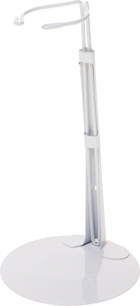 KaiserDoll Stand 2601 - White Doll Stand for 14 to 22 Fashion Dolls