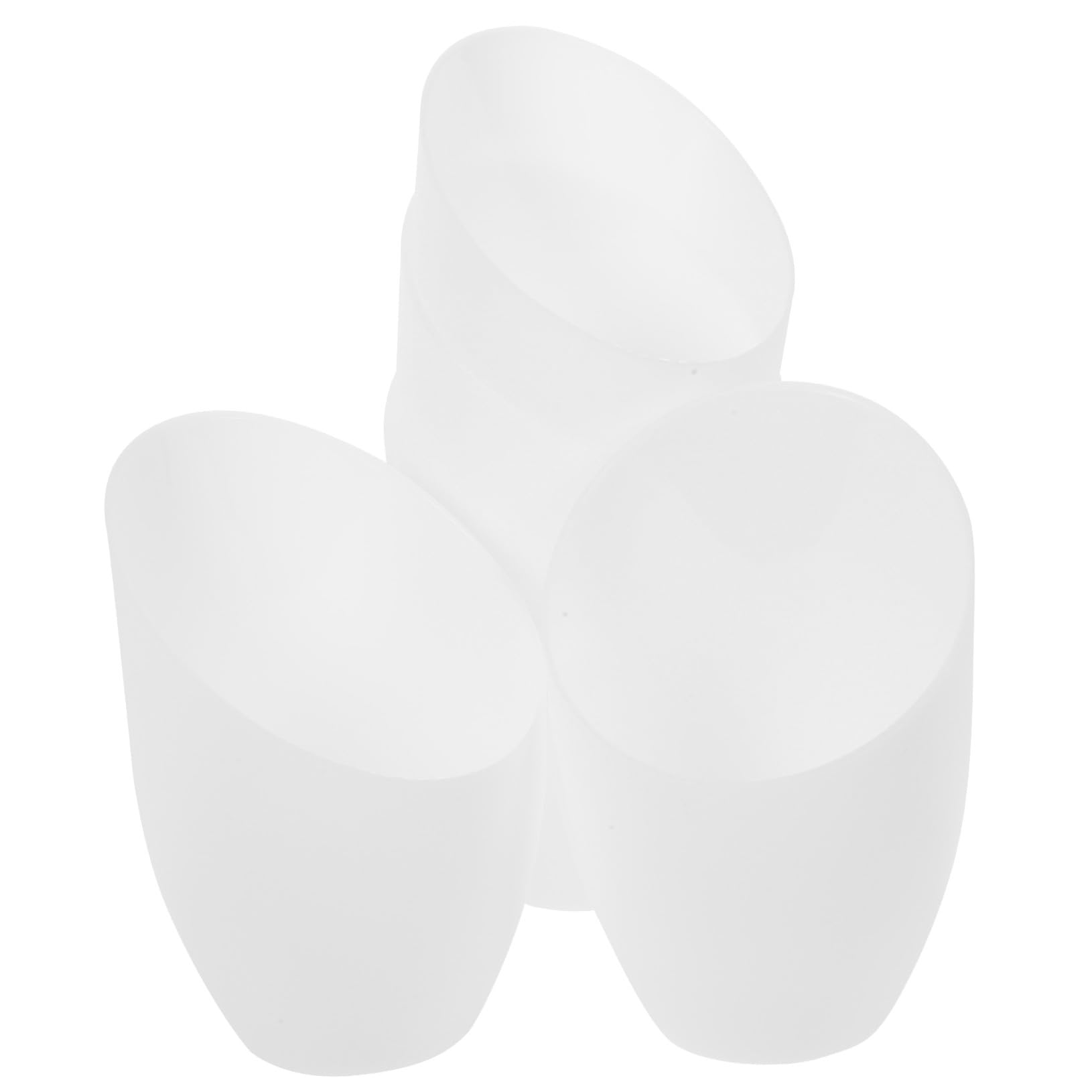 Abat-jour de Lampe en Pe Blanc Lot de 5, Design Cheval