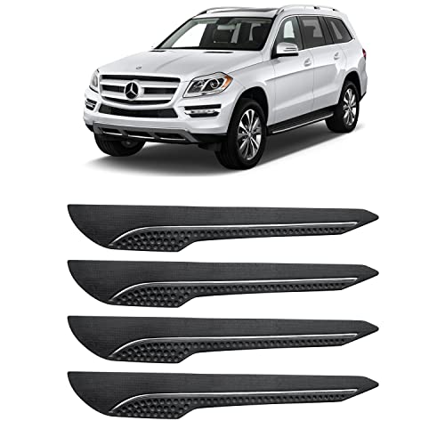 Image of AOSIS-Car Bumper Protector /Bumper Guard for MercedesBenz GL with Single Chrome Stripe (4-Pcs)