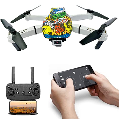 Amitasha Dual Camera WiFi Selfie Gesture Foldable Drone with 1800mAh