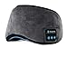 Jinxuny Bluetooth Schlafaugenmaske Kopfhörer Schlaf Reise Musik Eye Cover Wireless Waschbar Schlafmaske Ultra Komfortable Augenmaske mit Kopfhörer für Mann Frau Schlafen (Color : Grey)