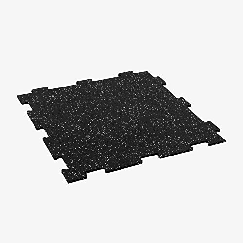 IncStores 8mm Thick Titan Rubber Interlocking Floor Tiles NonPorous