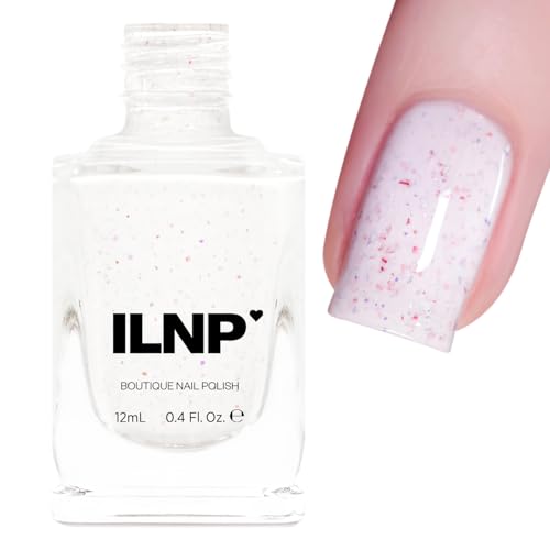 Image of ILNP Heart To Heart - Creamy White Speckled Nail Polish