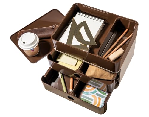 HAN Schubladenbox Allison SMART-BOX mit 2 Schubladen und Trennwand, Kabelführung, stapelbar, Utensilienbox für Büro, Schreibtisch Küche… – Ansicht 4