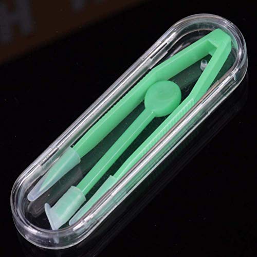 Esowemsn 6 Sets Travel Portable Contact Lens Stick Tool Case Set Lenses Tweezers And Suction Stick For Lens Inserter Remover thumb #2