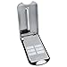 Home-X Retro Style Flip Open A-Z Address Book. Black and Silver Finish