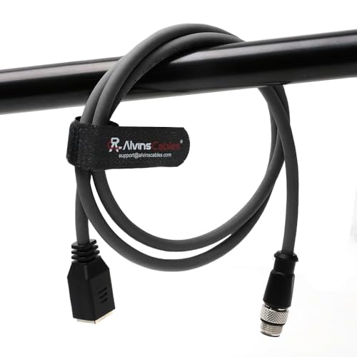Cable Ethernet Alvin's Cables M12 D-Code 4 Pin a RJ45 2 m miniatura 2