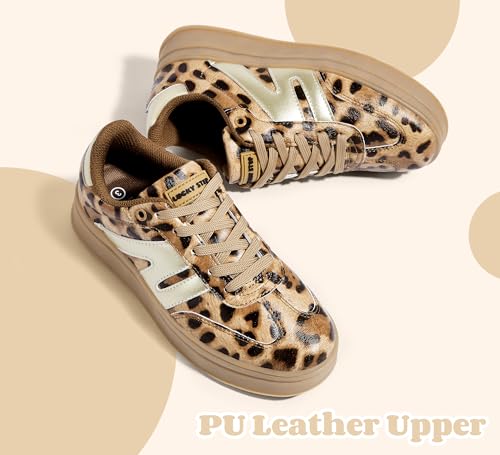 LUCKY STEP Boys Girls Platform Sneakers Fashion Casual Non Slip Walking Shoes Classic Retro Tennis Sneaker for Big Kids2