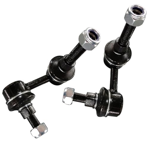 Image of Detroit Axle - RWD Front Struts Kit for 2006 2007 INFINITI M35, 2 Struts with Coil Spring 2 Upper Control Arms with Ball Joint 2 Sway Bar Links Replacement Suspension Kit