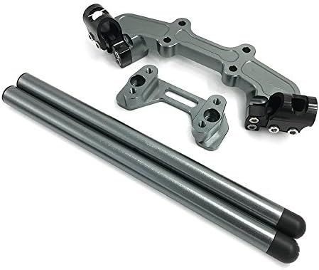 Miniatura 4 de Barra de manillar de aluminio CNC de motocicleta con clip para Ducati Monster 821 1200 R S 14-21 2014 2015 2016 2017 2018 2019 2020 2021 Ducati