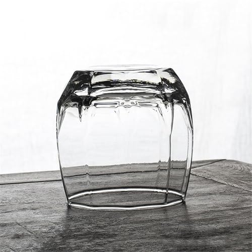Vasos para beber whisky tipo vaso lowball de 12 oz transparentes 7