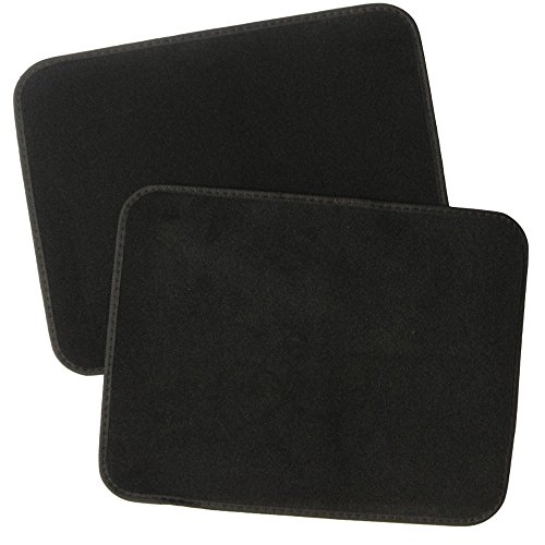 Bdk White Skull Design Carpet Car Floor Mats For Auto Van Truck Suv-4 Pieces Front & Rear Full Set With Rubber Backing-Universal Fit #TOP5