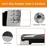 JungleA 31" Aerobic Step Platform, 3 Levels Adjustable Height Steppers For Exercise at Home Gym, Cardio Workout Step Platform Bench, 4 Stackable Risers, Non Slip Fitness Stepper Up Box, - Image 5