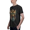 Flames Metal Band in Men’s T-Shirt Short Sleeve Cotton Graphic Tee Swedish Metal Band Print Casual Crewneck Top Rock Music Fan Gift 5X-Large #5