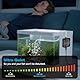 Weinsamkeit Aquarium Luftpumpe, Nano Silent Mini Sauerstoffpumpe mit Luftstein, <30dB, Aquarium Pumpe Fluss 0.45L/Min, 1.5W Sauerstoffpumpe für Aquarien, Geeignet für 20-60L Nano Aquarien, Fischglas