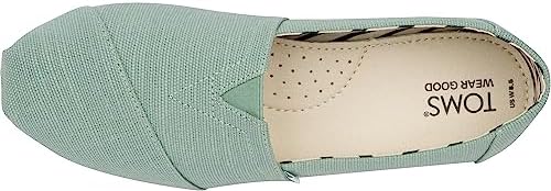 TOMS Women's Alpargata Loafer Flat, Frosty Sage Heritage Canvas, 9.5 | Image 3