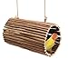 Bird Parrot Swing Toys, Hanging Bird Perch Stand, Natural Willow Wood Parrot Hammock, Bird Cage Accessories, Suitable for Little Bird Parakeets Cockatiels Lovebirds Hamster Rat (6.3