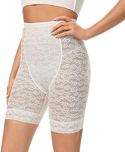 JOYSHAPER Boyshorts Panties Tummy Control Underwear Slip Shorts for Under Dresses Thigh Slimmer Safety Lace Pants